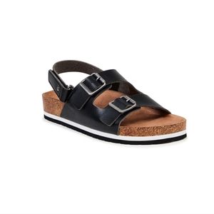 Time AND Tru Women's Back Strap Footbed Sandal